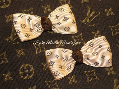 louis vuitton hair bow|louis vuitton hair tie.